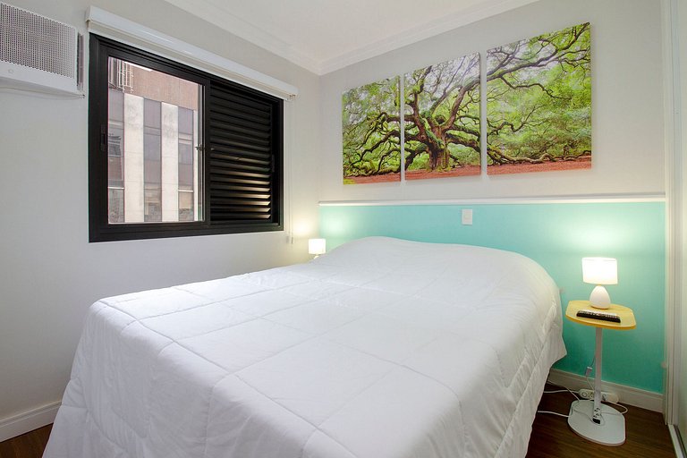 Wehome - Berrini, 2 dorm y aire acondicionado