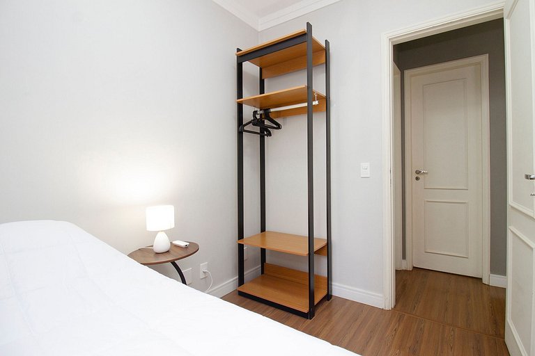 Wehome - Berrini, 2 dorms e ar condicionado