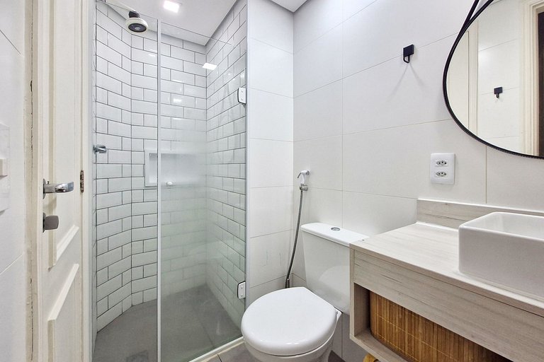 Wehome - Berrini, 2 dorms e ar condicionado