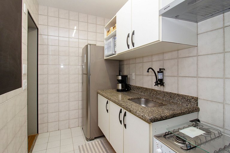 Wehome - Berrini, 2 dorms e ar condicionado