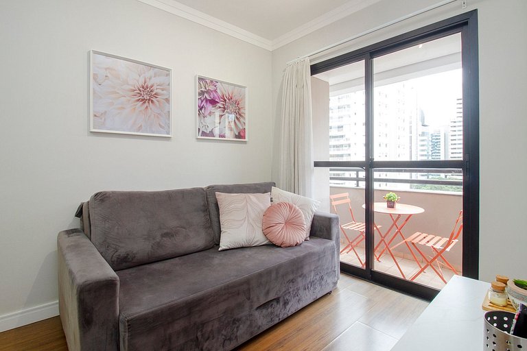 Wehome - Berrini, 2 dorm y aire acondicionado