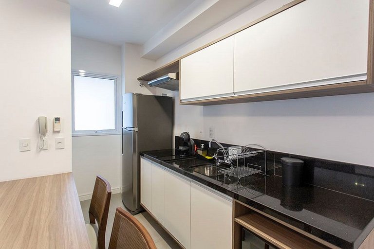 Wehome - Lindo studio, varanda Garden, nos Jardins
