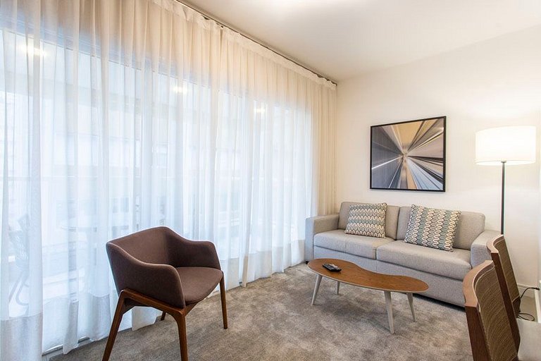 Wehome - Lindo studio, varanda Garden, nos Jardins