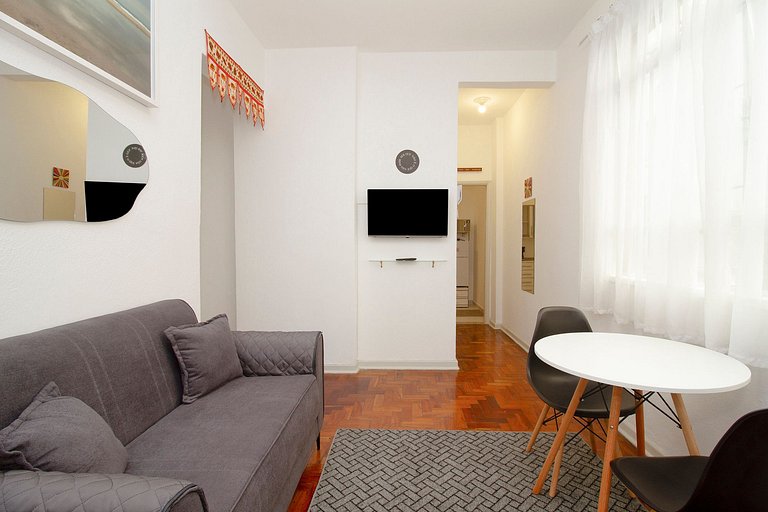 Apto de 1 quarto ao lado da FGV
