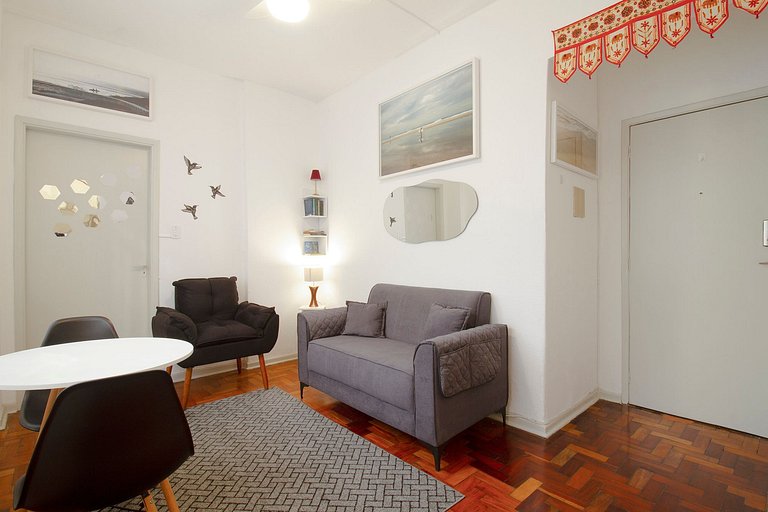 Apto de 1 quarto ao lado da FGV