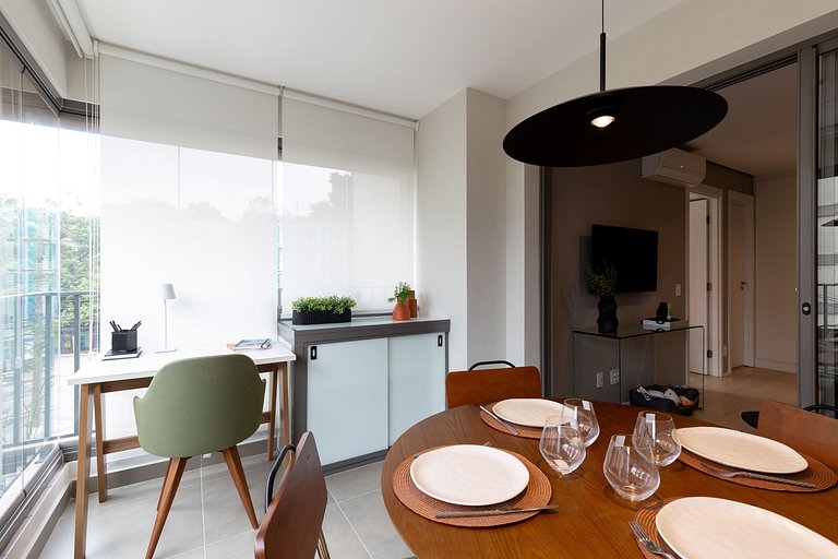 Flat de 2 quartos mobiliado em Pinheiros | WeHome