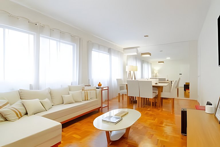 Apartamento 125m² | 3 Quartos | Jardins | Vaga