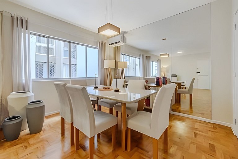 Apartamento 125m² | 3 Quartos | Jardins | Vaga