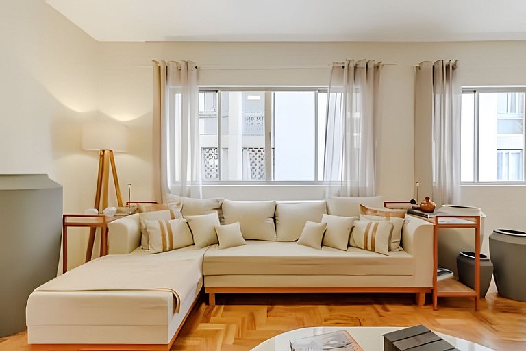 Apartamento 125m² | 3 Quartos | Jardins | Vaga